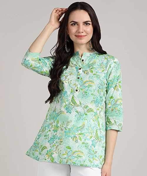 Get Rayon Short Hand Worked Kurti By ALASHA Brand at Rs.549/Piece in jaipur  offer by Alasha